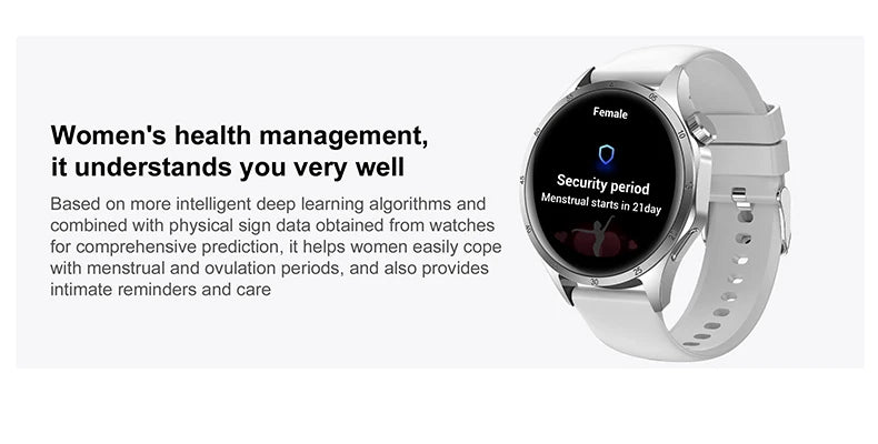 2025New Smart Watch Men Full Circle HD Screen Wireless Call Smartwatch Call Reminder GPS Sports Track Bracelet Music Clock+ Gift