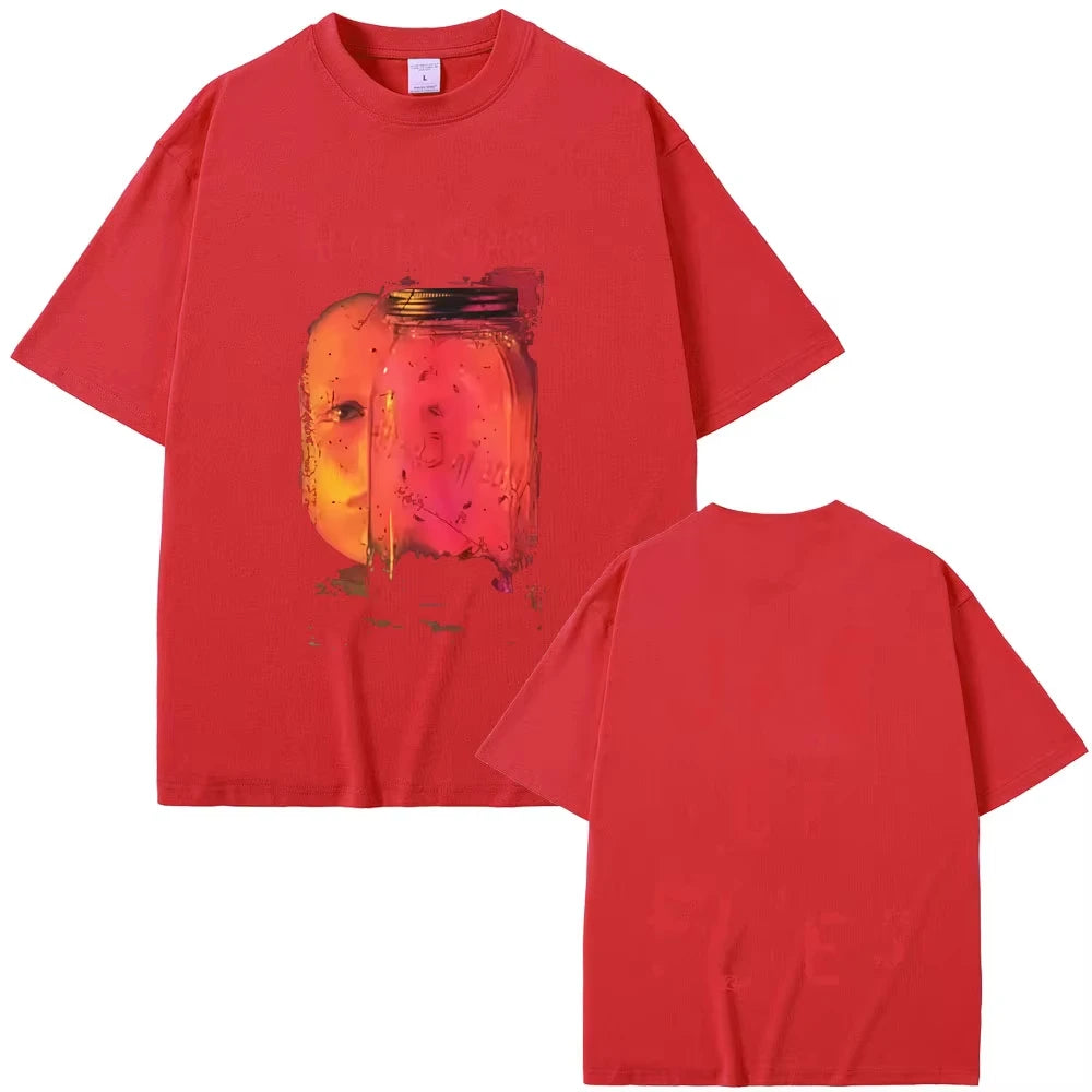 Rock Band Alice in Chains Jar of Flies Album Graphic T-shirt Men's Women Gothic Punk Pop Music Streetwear Male Fashion T Shirts