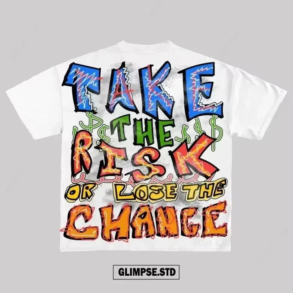 Streetwear American 777 Graphic T Shirts Print Oversize Gothic Smart Casual Harajuku Y2k Top Goth Men Clothes Tee Hip Hop Unisex