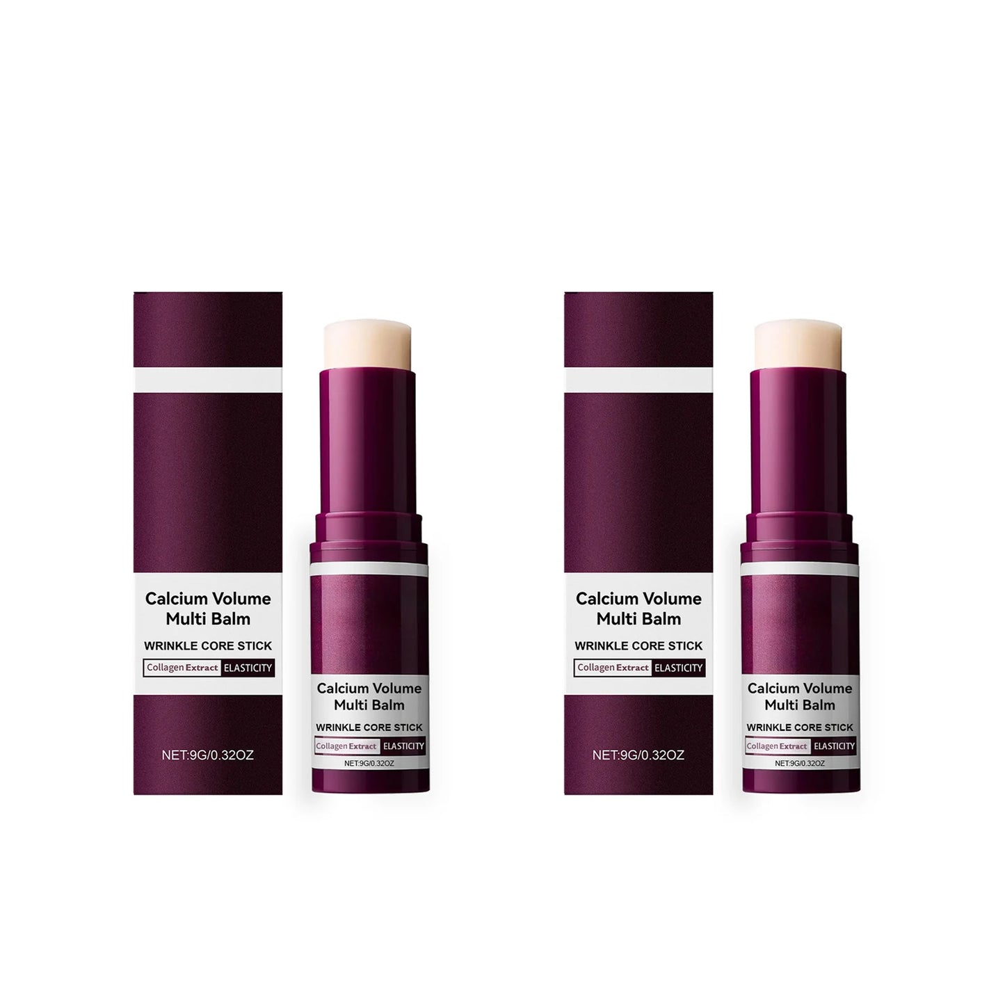 Calcium Volume Multi Balm Stick Reduce Wrinkle Fine Line Anti Aging Tighten Firming Moisturizing Brightening Softening Skin Care