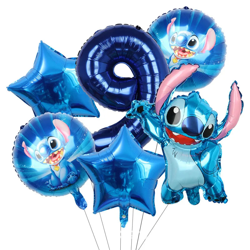 Stitch Party Supplies For Child Lilo And Stitch Birthday Party Decorations Balloons Banner Tablecloth Backdrop Tableware