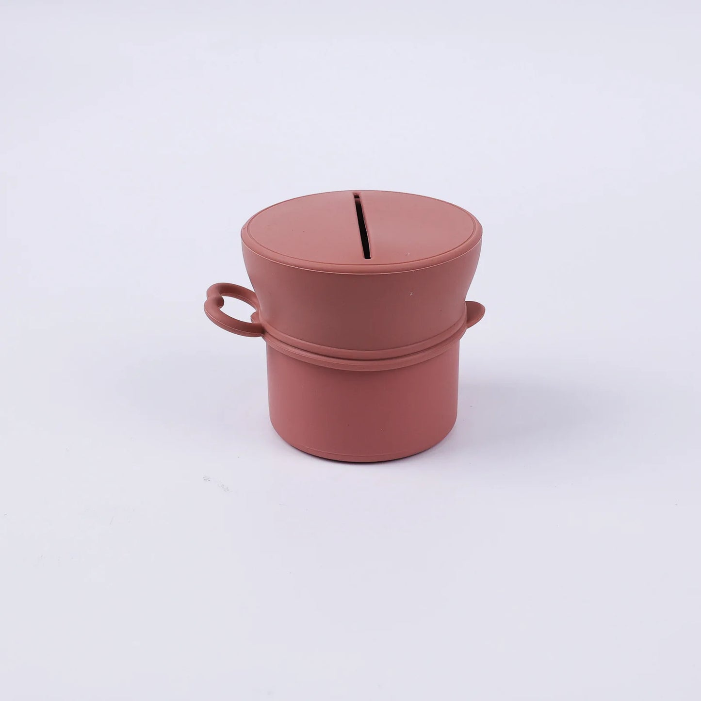 Portable Silicone Cup with Handle Food Grade Easy Clean Travel Mug BPA Free Leak Proof Drinking Cup for Outdoor Office