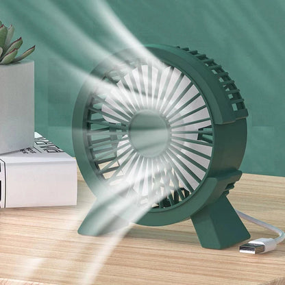 1 Piece Home Outdoor Desktop Cooler Electric Mini Fan Portable Cooling For Laptops Silent USB Fan Camping Air Mini Appliances