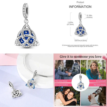 Hot Sale 925 Silver Color Evil Eye Charm Demon Eye Bead For Original  Bracelet&Bangle DIY Making Fashion Jewelry Gift