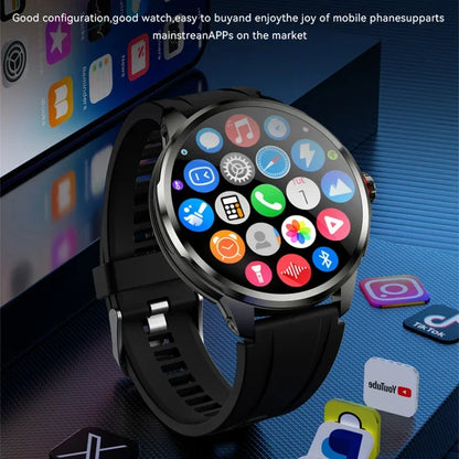 5G/4G Smart Watch 720*720 AMOLED 1.95 inch HD 900W Camera 8GB+128GB RAM 1990mAh Clock GPS WIFI Google APP Smartwatch Android 9.0