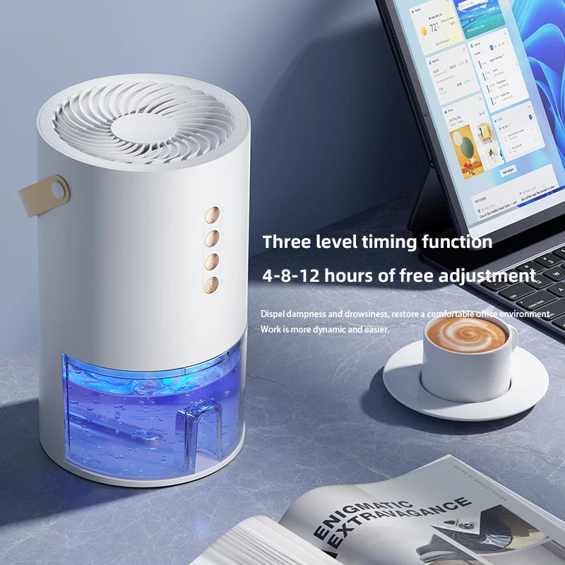 Portable Mini Dehumidifier, Home Bedroom Silent Drying Machine, Huinan Tian Purification and Dehumidification Integrated Machine