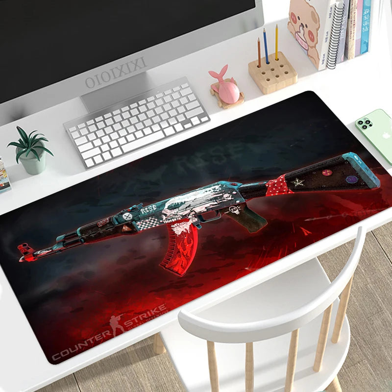 Cs Go Mouse Pad Gaming XL Custom HD New Home Mousepad XXL MousePads Non-Slip Natural Rubber Carpet Office Laptop Mouse Mat