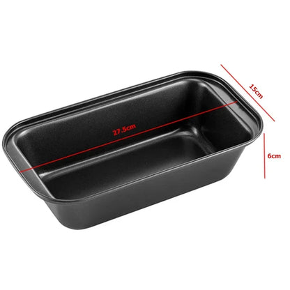 Nonstick Baking Bread Loaf Pan Carbon Steel Toast Bread Pan Tin Kitchen Rectangle Bakeware for Brownies Meatloaf Baking Tools