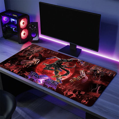 Game B-Bayonetta 3 S Mouse Pad Large Desk Mat Keyboard Ergonomic Office Rubber Game PC Non-slip Anti-fray Home Custom Best Price
