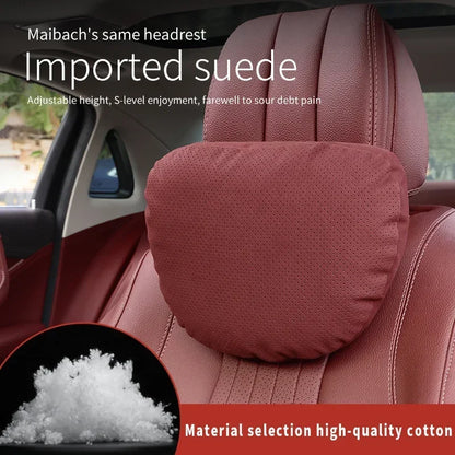 Top Quality Car Headrest Neck Support Seat Soft Neck Pillow Breathable For Maybach S Class Design Universal Protector Neck