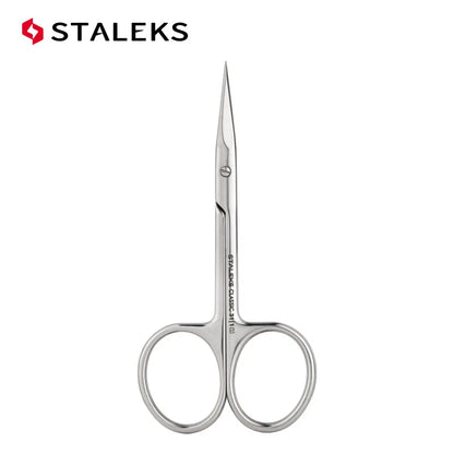 STALEKS SC-31-1 Russian Nail Scissors High Quality Stainless Steel Eyebrow Scissors Trim Nose Hair Makeup Scissor Manicure Tools