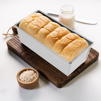 Stainless Steel Bread Pan Nonstick Toast Mold Loaf Tin Easy Clean Versatile Baking Tool Bread Pan Toast Mold