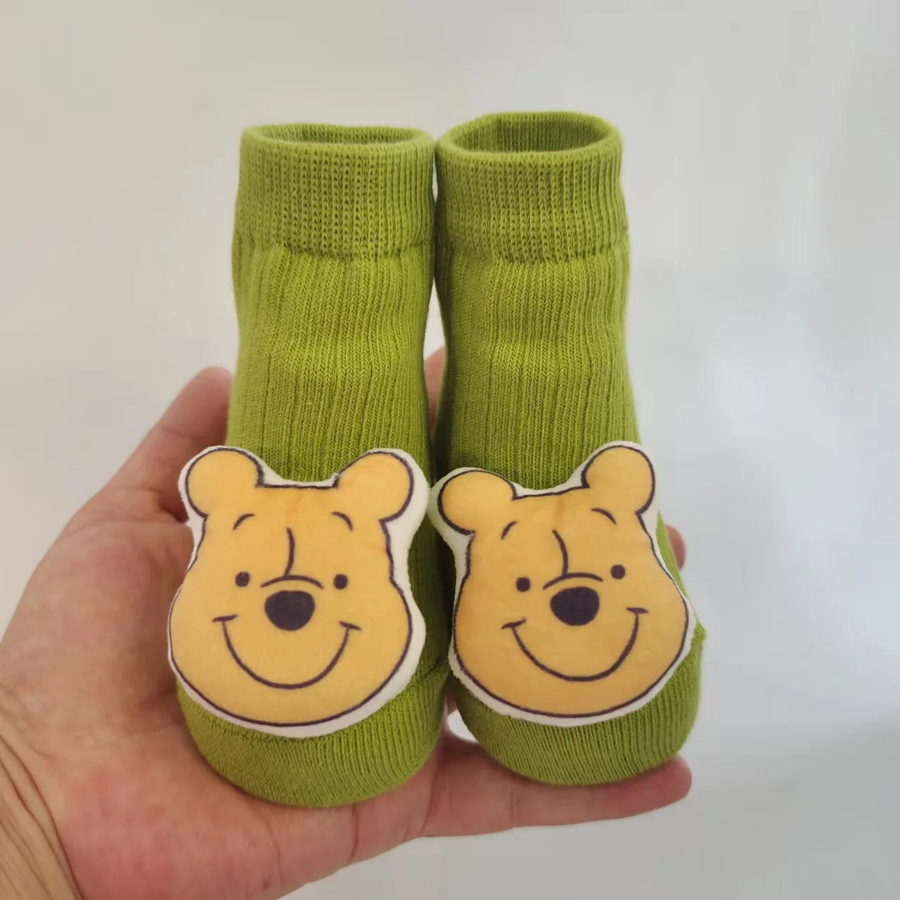 Disney Mickey Stitch Cartoon Cute Doll Baby Socks Cotton Non-slip Sock Newborn Girls Clothes Boys Accessories Babies Stuff Kids