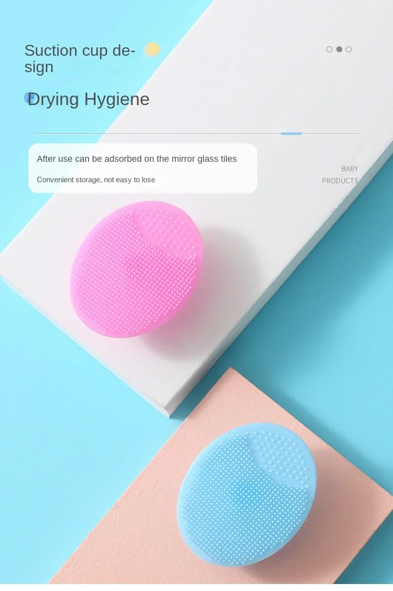 Soft Silicone Face Brush Cleanser and Massager Manual Facial Cleansing Brush Exfoliating Silicone Face Scrubber For Women Men