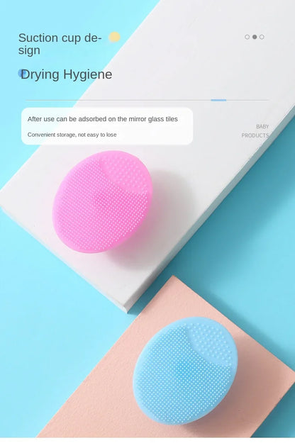 Soft Silicone Face Brush Cleanser and Massager Manual Facial Cleansing Brush Exfoliating Silicone Face Scrubber For Women Men