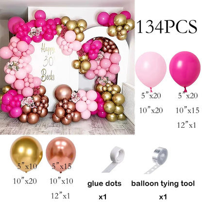 115pcs Baby Blue Balloons Garland Birthday Party Decor Balloon Arch Kit Skin Khaki Globos Baby Shower Gender Reveal Decoration