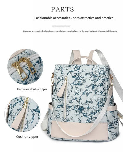 Fashionable Women's Bags, Trendy Backpacks, Large-Capacity Simple Handbags, Retro-Style Casual Bags, High-End Shoulder Crossbody Bags, Student Bags, Multi-Purpose Storage Bags