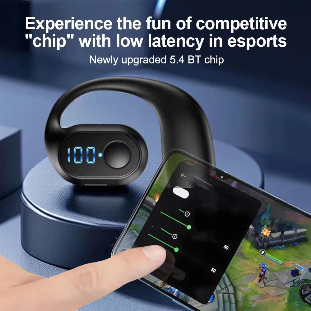 Wireless Bluetooth 5.4 Headphone TWS Ear Hook Earphone HiFi Stereo Noise Reduction Headset Waterproof Earbud for Huawi For Xiami