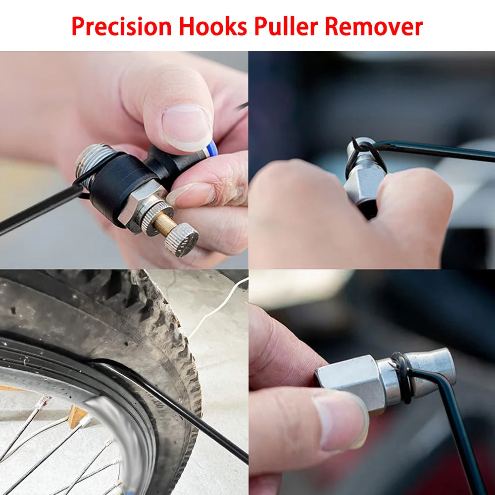  10/4PCS Precision Pick Set - Easy Removal Tool for Auto Oil Seals, O-Rings Seal Gasket Pick, Motorcycle, bicycle tire repair