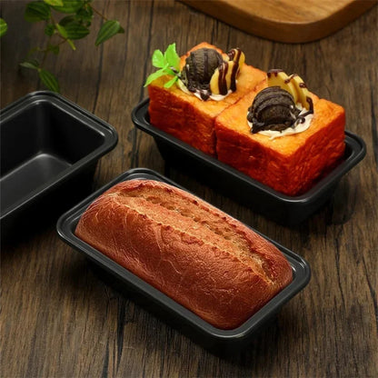 Nonstick Baking Bread Loaf Pan Carbon Steel Toast Bread Pan Tin Kitchen Rectangle Bakeware for Brownies Meatloaf Baking Tools