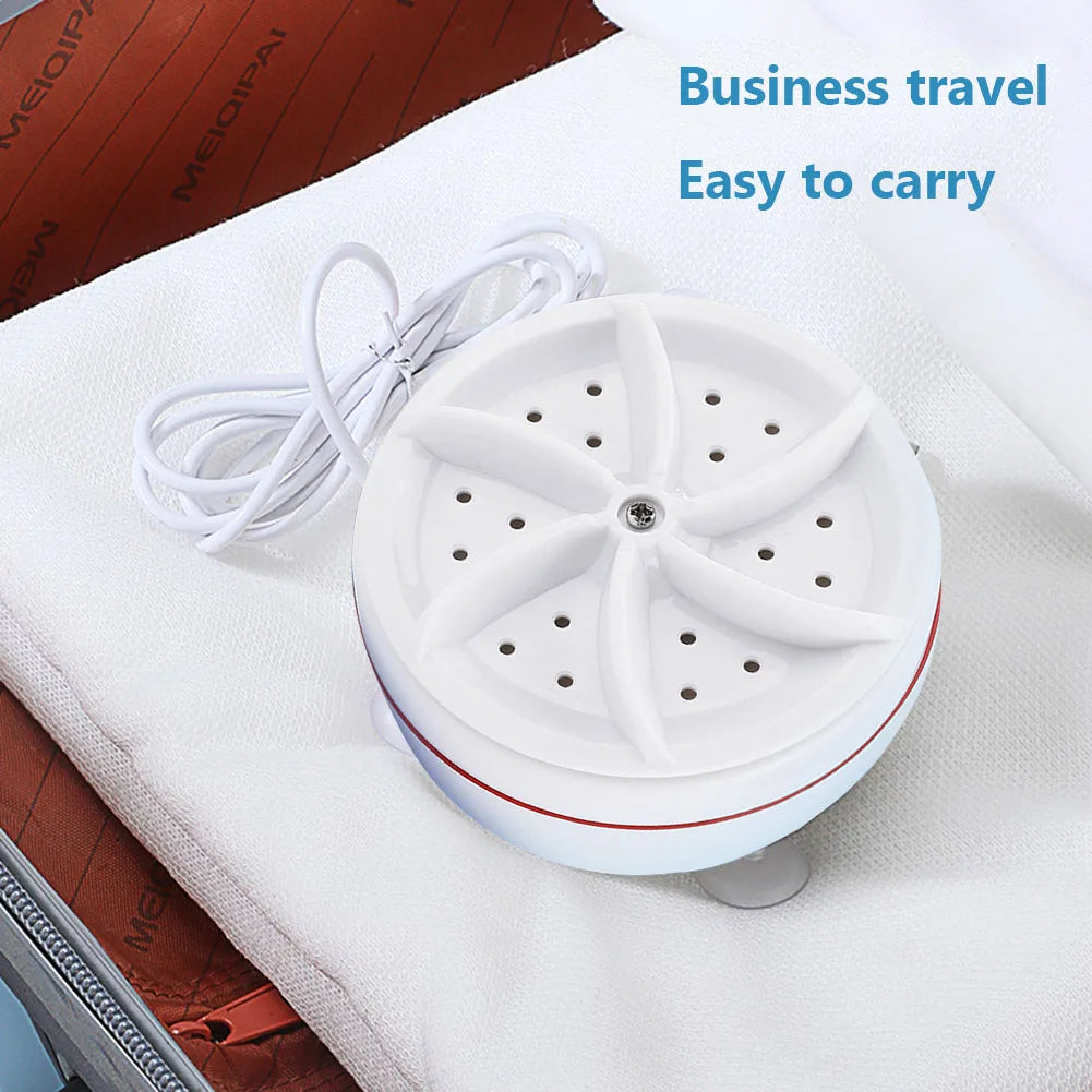 Turbine Rotation Washer Machine Wheel Bubble Ultrasonic Turbo Washing Machines Multifunction Cleaning for Socks Underwear