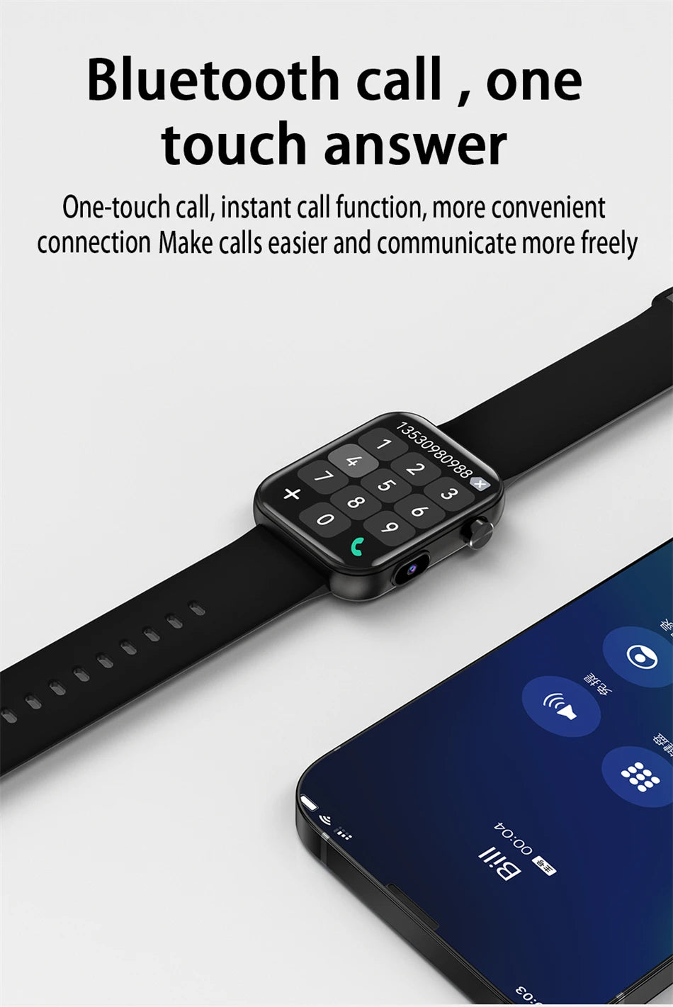 Smart Watch Women Men sound recording Camera Take Photo Record Video Watches Sport Waterproof Bluetooth Call Smartwatch 2025 New