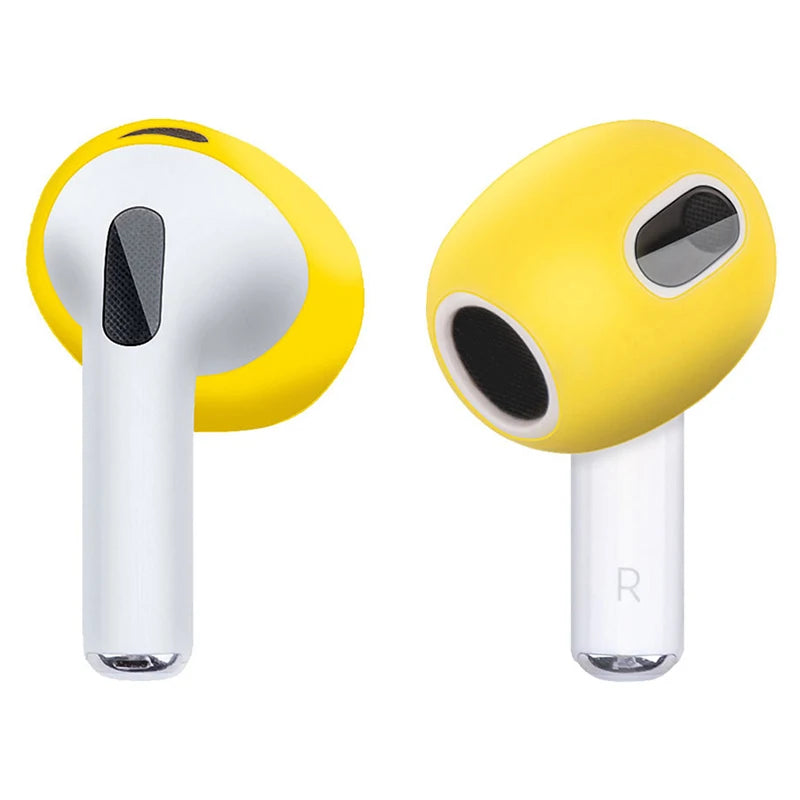 1pair Cover For AirPods 3 3rd Silicone Protective Case Skin Covers Earpads For AirPods 3 Generation Cover Tips Accessories