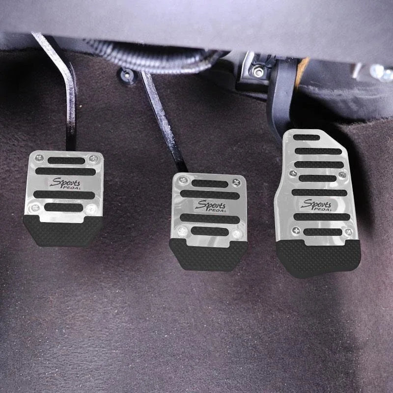 Automotive pedal aluminum alloy universal type modified brake accelerator clutch aluminum alloy pedal anti-skid pad Accessories