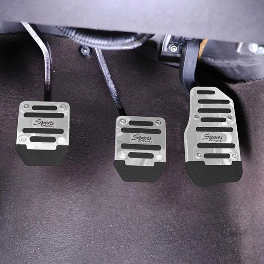 Automotive pedal aluminum alloy universal type modified brake accelerator clutch aluminum alloy pedal anti-skid pad Accessories