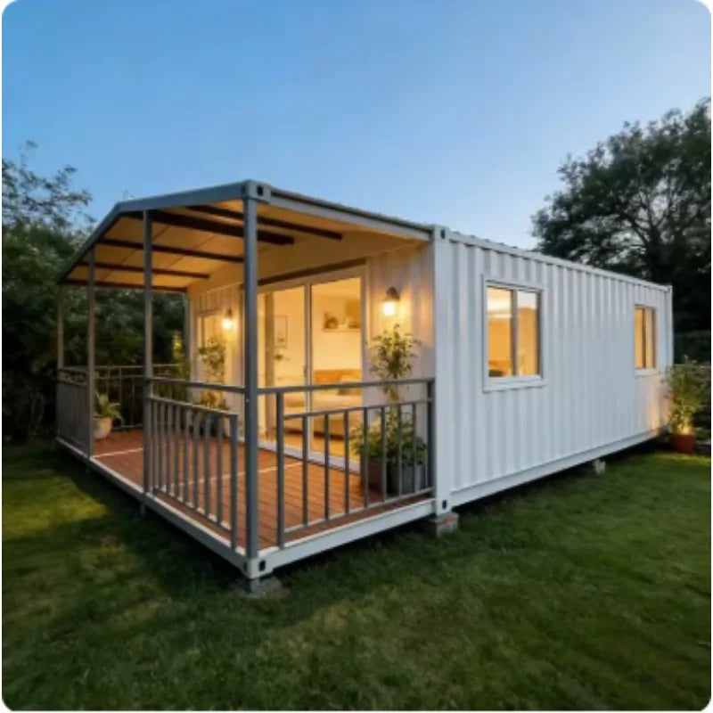 Foldable Prefabricated Shipping Container House for Bedroom Use House Doublewing Foldable Mobile Modular Home House3room Housing