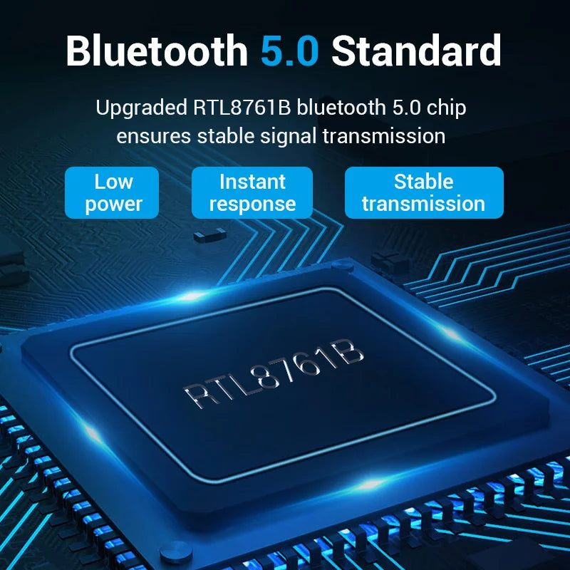 Vention USB Bluetooth 5.0 Adapter Wireless for PC Windows 7/8/8.1/10/11 Bluetooth Receiver & Transmitter For Speaker Earbuds