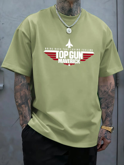 Top Gun Maverick Printing T Shirts Man Cotton Fashion T-Shirt Unisex Casual Oversize Clothes Soft Summer Trendy Street Tops