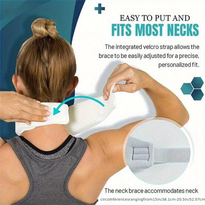 Neck brace Cervical Neck Collar for Sleeping Adjustable Support Brace with Replacement Cover for Women Men Adults Elders