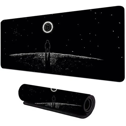Space astronauts Mouse Pad Large Computer Office Game Table Mats XXL Rubber Anti-slip Gaming Keyboard Mousepads Long Desk Pads