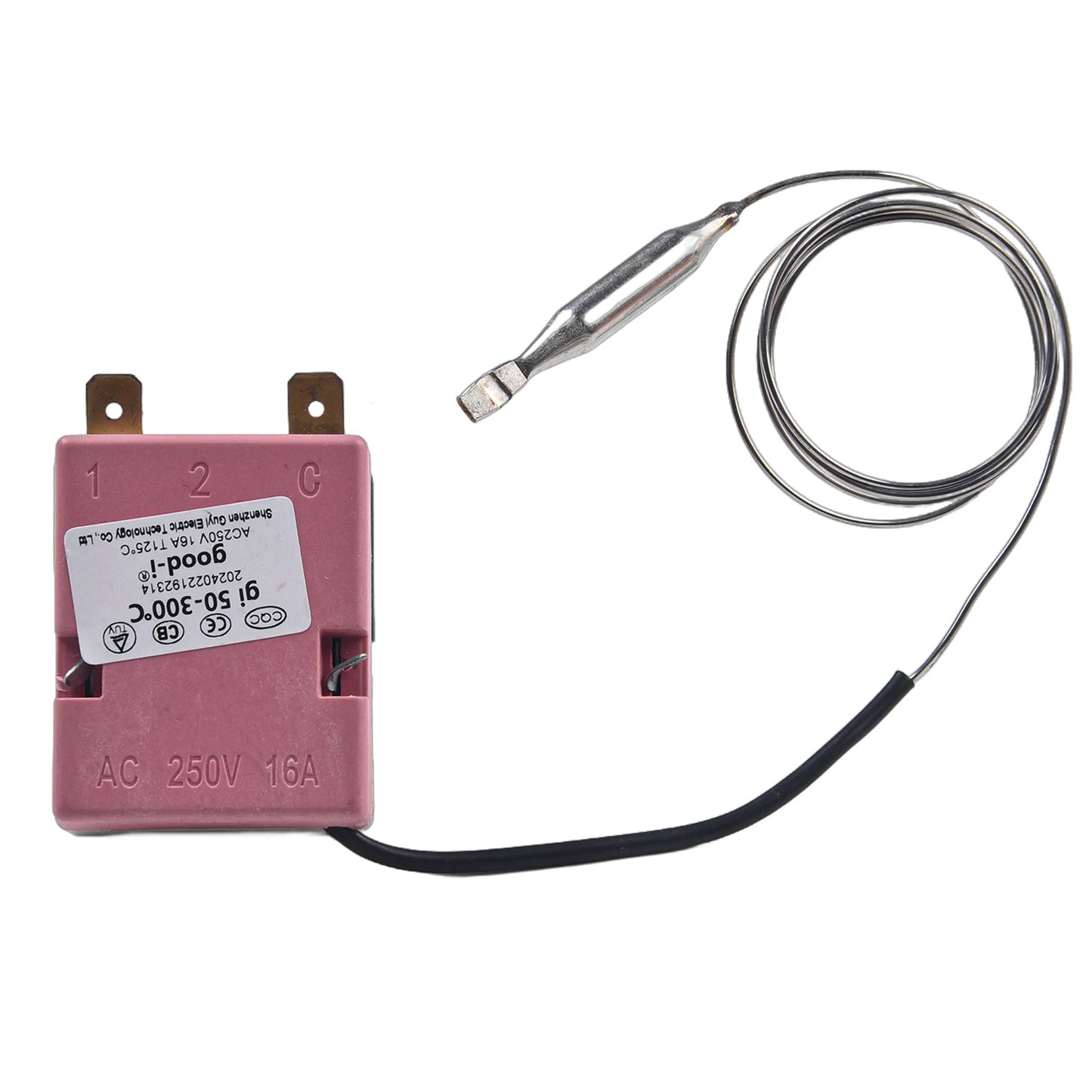 Home Appliances Electric Fan Thermostat 50-300℃ Thermostat 110-250V Compatible Auto-shutdown Feature For Electric Oven