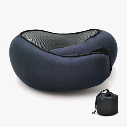 U-shaped Pillow Travel Drive Neck Pillow Memory Foam Protection Neck Support Portable Adjustable Soft Noon Break Sleep Pillows