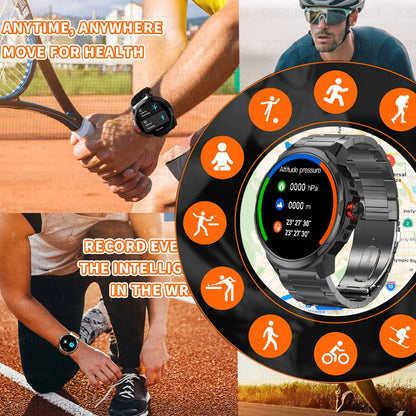 [New 2026] SK50 NFC 1.93 inch Smart Watch Ultra HD AMOLED Display Voice Calling 100+ Sports Modes 24H Health Monitor Smartwatch