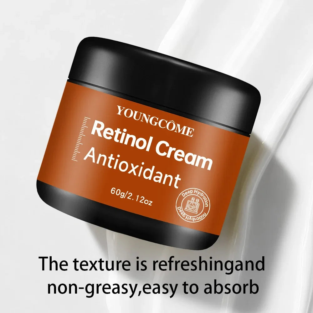 Retinol Cream&Serum Set - Anti-Aging Facial Skin Care Kit, Wrinkle Repair Moisturizer, Brightening Essence, Nourishing Beauty