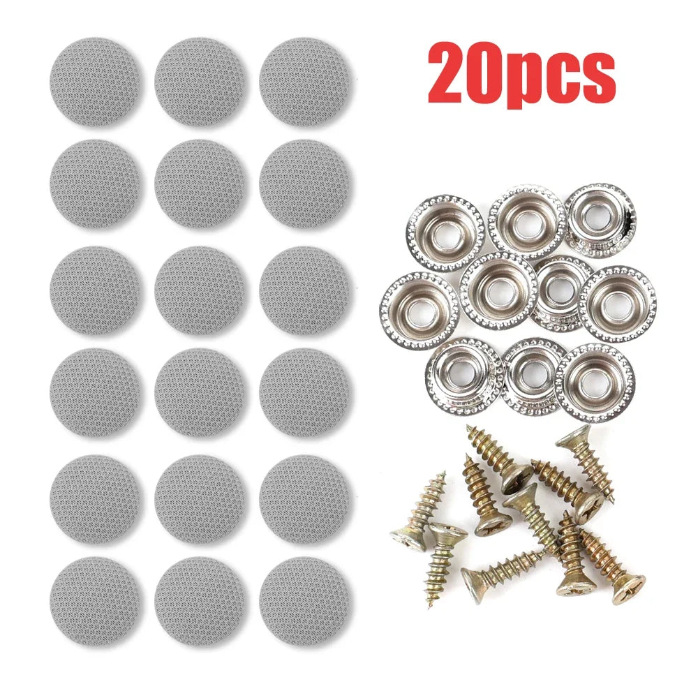 Car Interior Roof Fixing Buckles Screw Set Headliner Cloth Fabric Rivets Retainer Buckle Fastener Auto Accessories