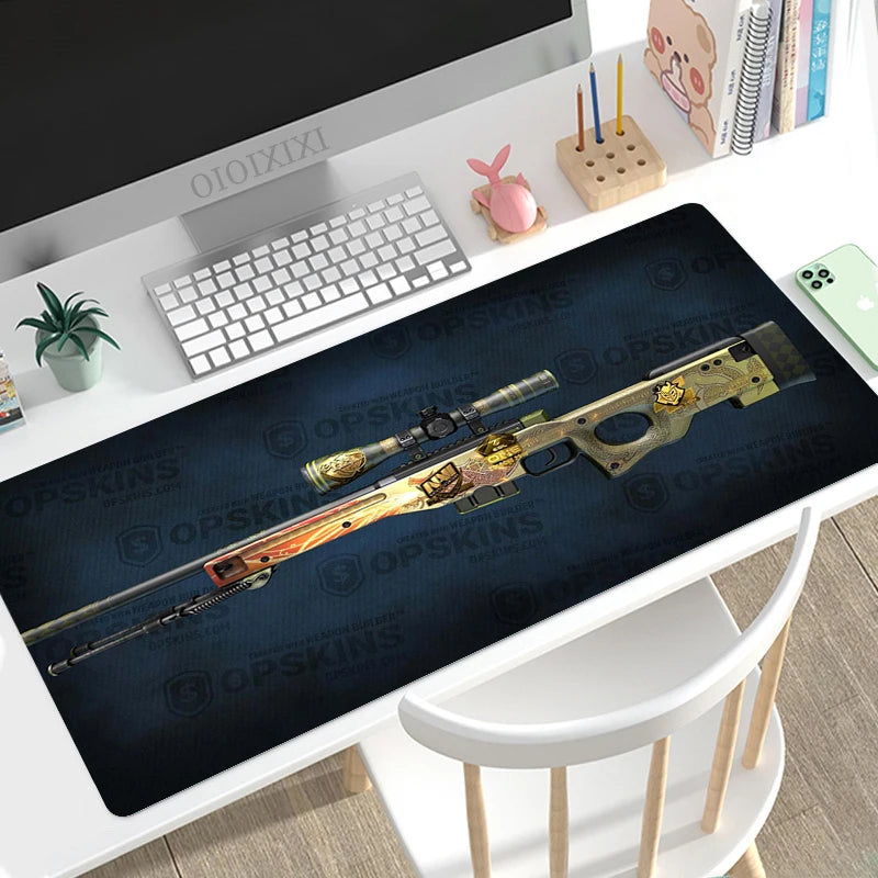 Cs Go Mouse Pad Gaming XL Custom HD New Home Mousepad XXL MousePads Non-Slip Natural Rubber Carpet Office Laptop Mouse Mat