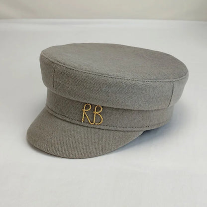 New Arrival Brand Designer Hat Autumn Winter Newsboy Caps Letter Baker Boy Cap Flat Caps