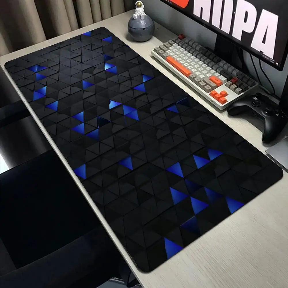 Polygons Mouse Pad Large Computer Office Game Table Mats XXL Rubber Anti-slip Gaming Keyboard Mousepads Long Desk Pads