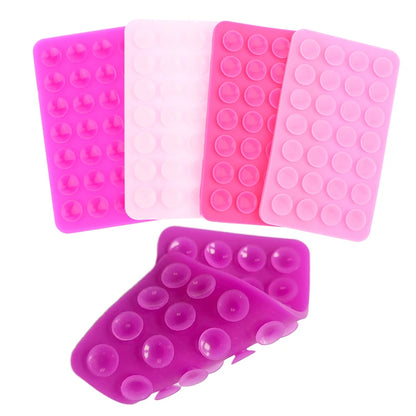 Square Double-sided Backed Adhesive Sucker Pad For Fixed Pad Double Side Silicone Suction Pad Mobile Phone Fixture Suction Cup