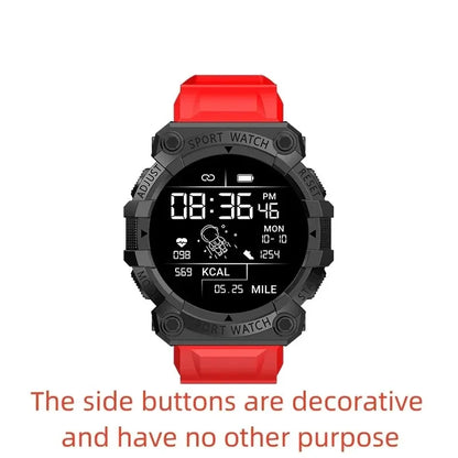 Smart Fitness Watch with Bluetooth - Music Control, Step Tracking, Weather & Message Alerts for Active Users
