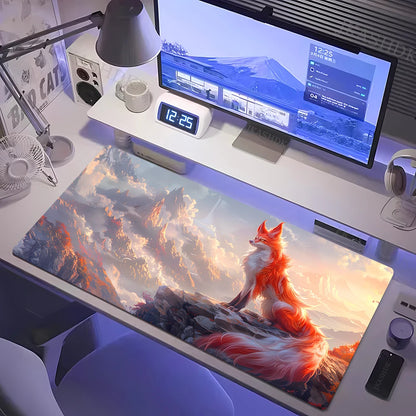 XXL Mouse Pad Gamer New HD Home Large Desk Mats MousePads Mouse Mat kawaii Fox Laptop Office Gamer Anti-slip Mice Pad Table Mat