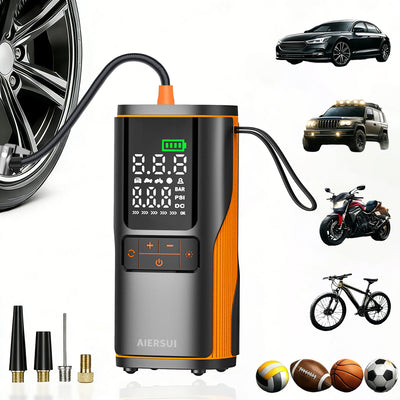 Portable Tire Inflator Cordless Rechargeable Electric Air Pump for Motorcycles and Cars Digital Air Compressor  air compressor