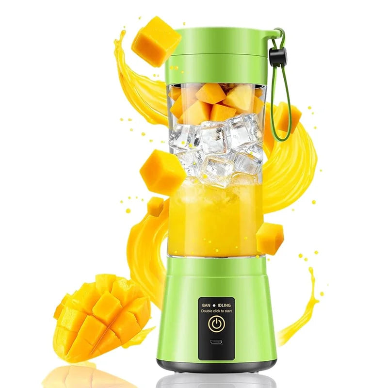 Portable Juicer Fruit And Vegetable Mixed Juicer USB Charging Wireless Juicer Home Appliance Suitable for Travel And Fitness