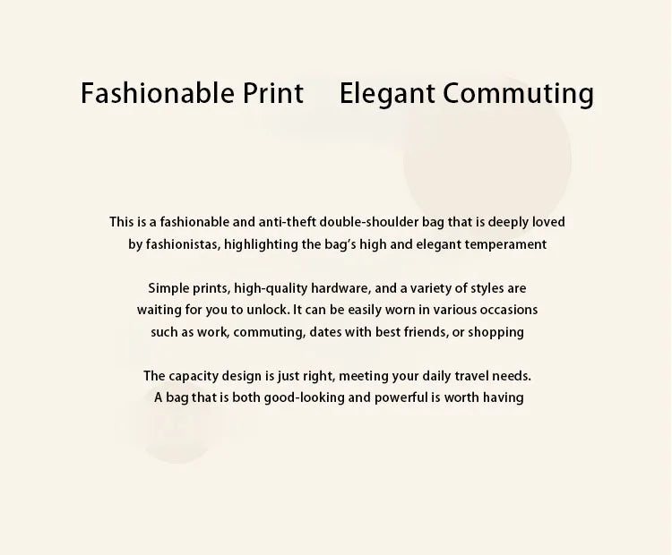 Fashionable Women's Bags, Trendy Backpacks, Large-Capacity Simple Handbags, Retro-Style Casual Bags, High-End Shoulder Crossbody Bags, Student Bags, Multi-Purpose Storage Bags