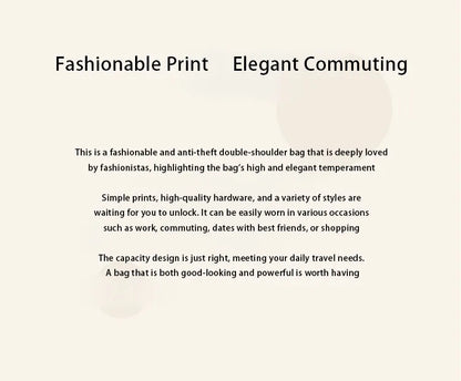 Fashionable Women's Bags, Trendy Backpacks, Large-Capacity Simple Handbags, Retro-Style Casual Bags, High-End Shoulder Crossbody Bags, Student Bags, Multi-Purpose Storage Bags