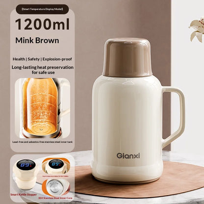 Insulated Pot Stainless Steel Large Capacity Hot Water Bottle Household 2025 New Small Warm Pot Warm Bottle